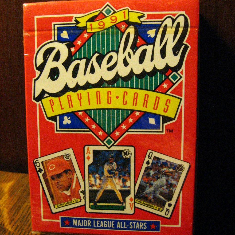 ⚾️ MLB 1991 Baseball All Stars Playing Cards Deck